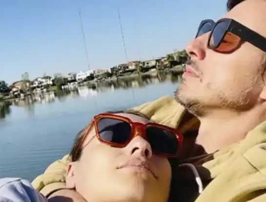 Roberto García Moritán compartió una de las últimas fotos de su mujer embarazada y provocó inquietud: ¿Pampita, de parto?