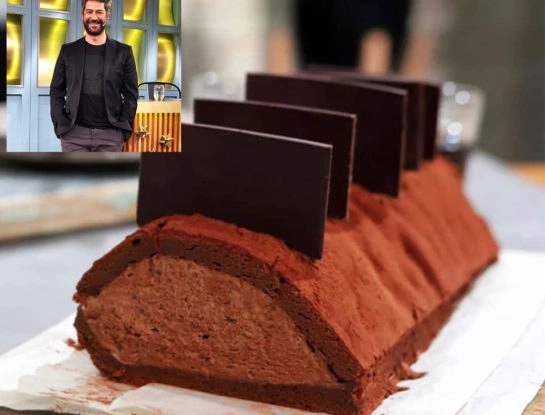Brazo gitano: el postre de chocolate de Mauricio Asta que no lleva harina