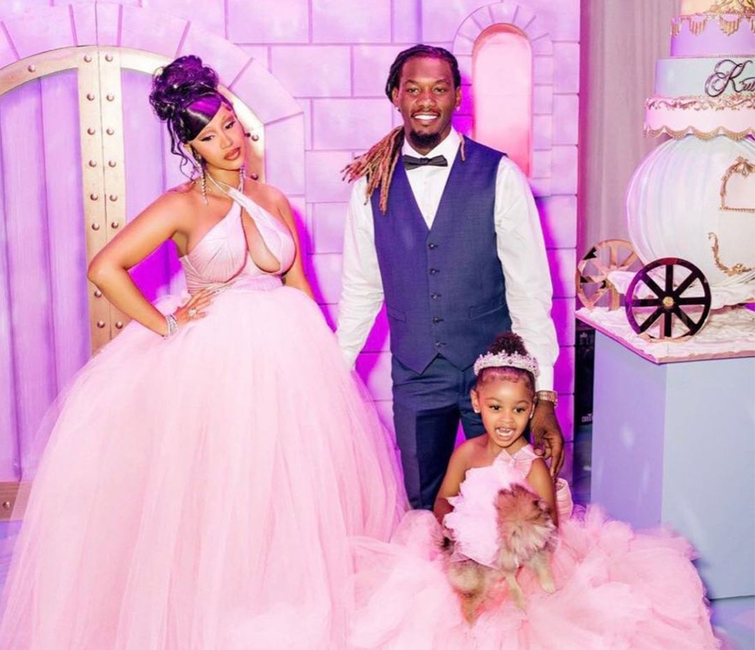 El impresionante cumpleaños de la hija de Cardi B: celebró tres años a puro lujo