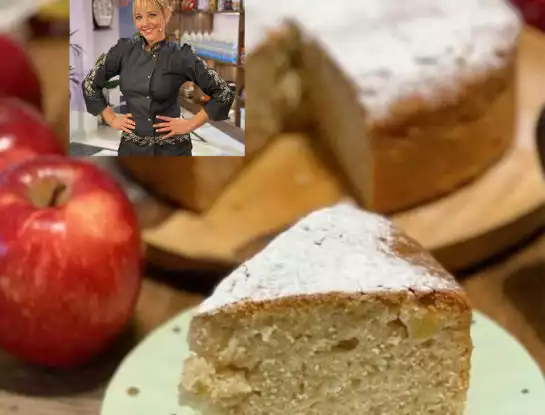 La receta de la torta de manzana de Jimena Monteverde... ¡Ideal para la hora del mate!