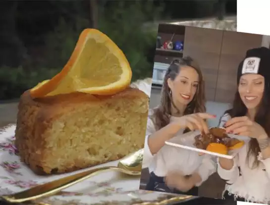 Mini torta vegana de naranja (esponjosa) de Valentina Salezzi