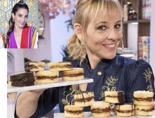 La receta de los alfajores de coco de Jimena Monteverde que Juana Viale preparó en la tele