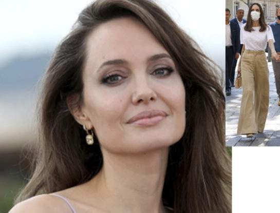Los pantalones de Angelina Jolie que son furor y lo tienen las principales marcas