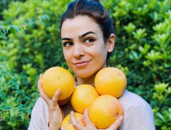 Así es la huerta de Agustina Cherri en su casa de zona norte