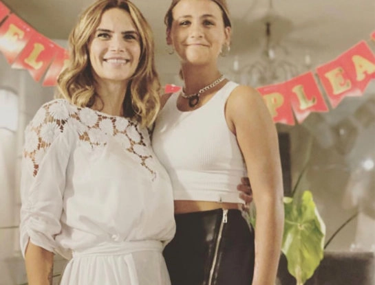 Uma Fabbiani, la hija de Amalia Granata, sufrió un accidente doméstico y fue operada