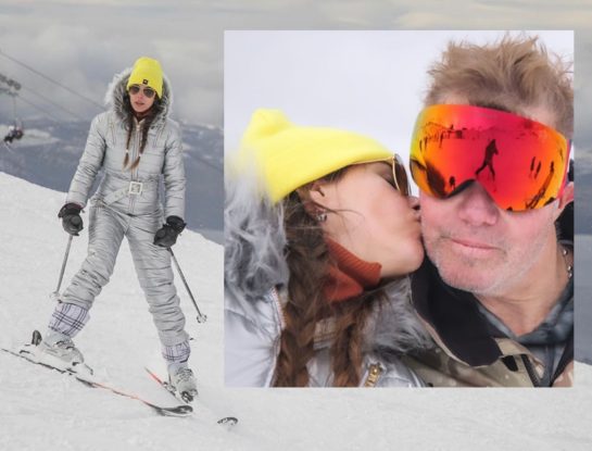 Las románticas vacaciones de Fernando Burlando y Barby Franco en Bariloche