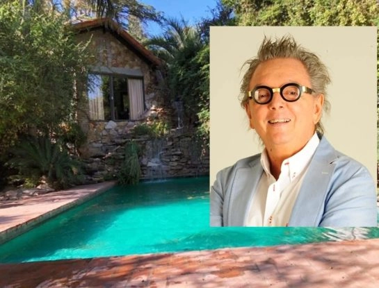 Así es la mansión de Pepe Cibrián en Pilar: una imponente cascada, 120 palmeras, 8 ambientes y detalles de autor