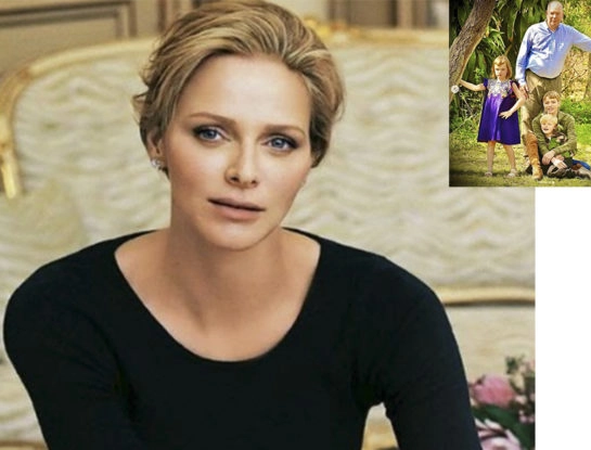 Las fotos del reencuentro de Charlene con sus hijos y con Alberto de Mónaco después de 3 meses