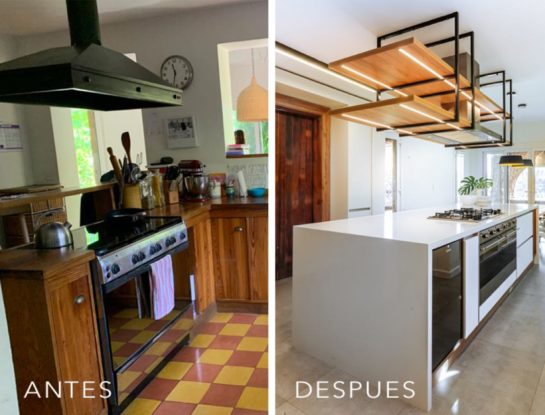 Antes y después: el increíble extreme makeover de una cocina