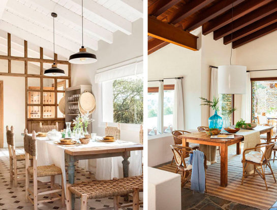 Comedores rústicos: cálidos y llenos de vida son perfectos para sentarse a comer