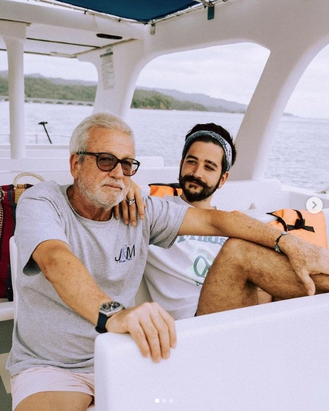 camilo con su papá