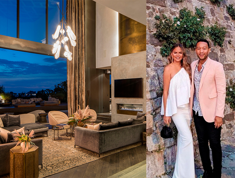 La lujosa mansión que John Legend y Chrissy Teigen venden en Beverly Hills: su diseño está inspirado en el sudeste asiático y cuenta hasta con una piscina climatizada de agua salada