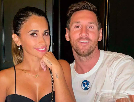 Antonela Rocuzzo sorprendió con su look en su primera salida a solas con Leo Messi en París