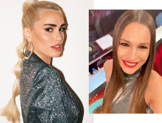 Los brillos fueron protagonistas en los looks de Pampita y de Lali Espósito