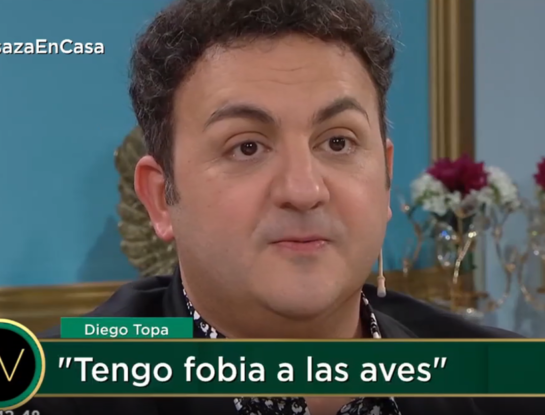 Diego Topa reveló su curiosa hipótesis de por qué le tiene fobia a las aves
