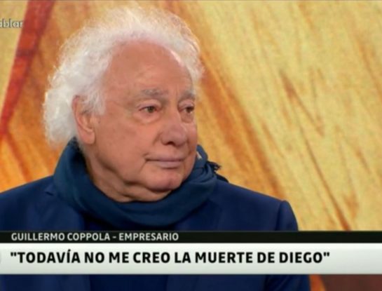 Guillermo Coppola rompió en llanto al recordar a Diego Maradona