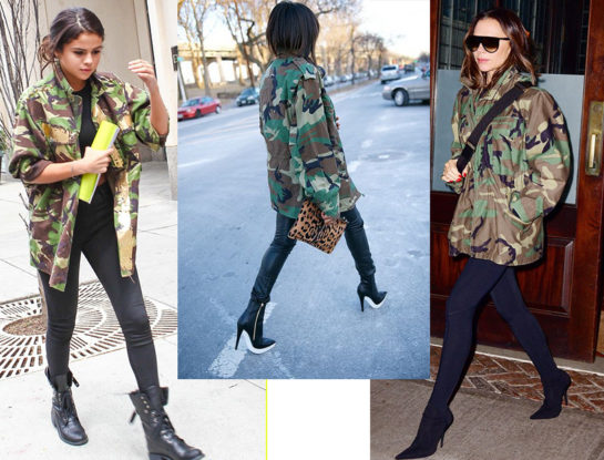 Liquidaciones invierno 2021: cómo armar un look militar con precios rebajados