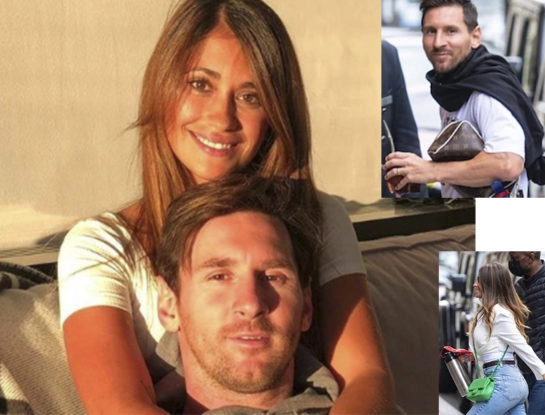 Leo Messi y Antonela Roccuzzo le dieron el toque argentino a una salida por París