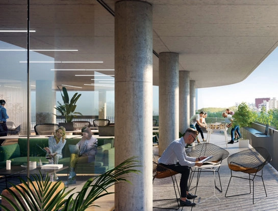 Video deco: así se construye un edificio para una nueva manera de trabajar