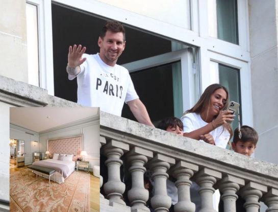 Así es la exclusiva suite del hotel Le Royal Monceau Raffles en la que se aloja Messi y su familia en París