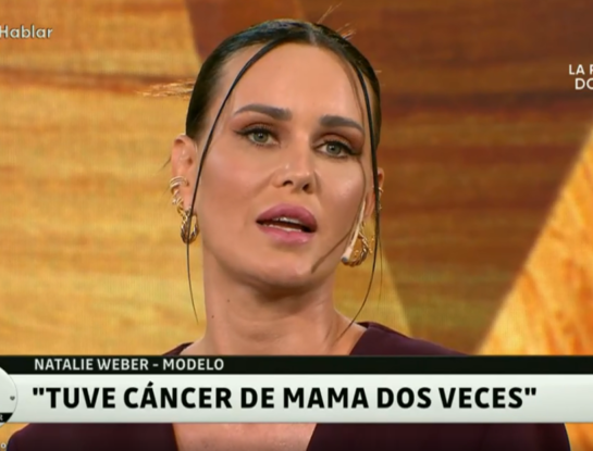 Natalie Weber habló de su doble lucha contra el cáncer: "Es una sensación entre la vida y la muerte"