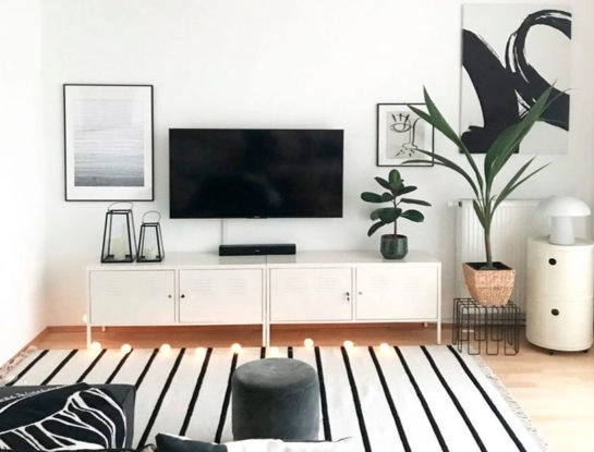 4 ideas efectivas para ocultar los cables del televisor