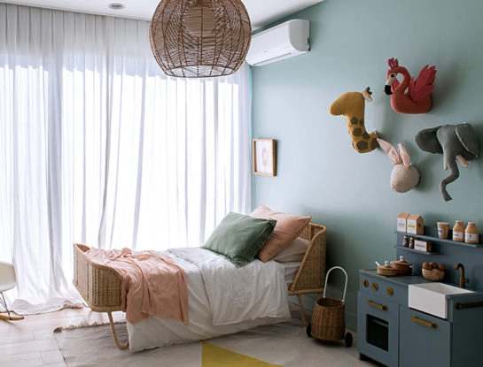 Video deco: el color verde menta pinta un dormitorio infantil soñado