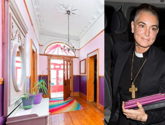 Sinéad O´Connor vende su casa en Irlanda: es de estilo victoriano, tiene seis habitaciones y está repleta de colores