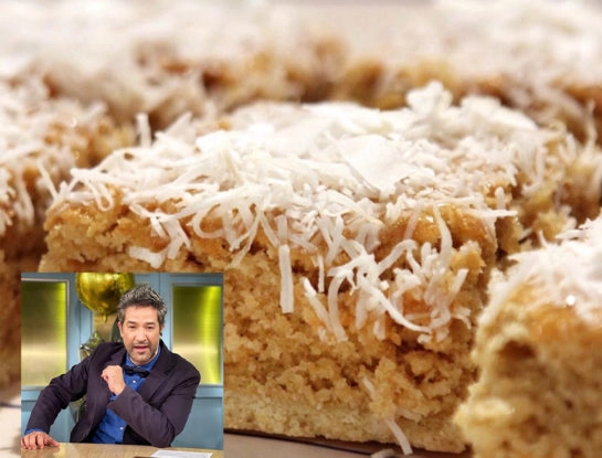La receta de los deliciosos cuadraditos de coco de Mauricio Asta