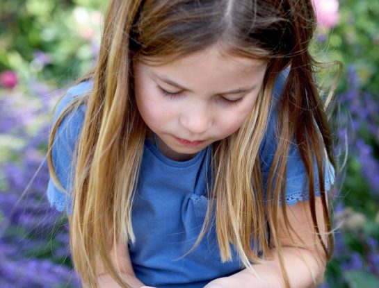 La nueva foto de la princesa Charlotte con la que la familia real se suma a una buena causa