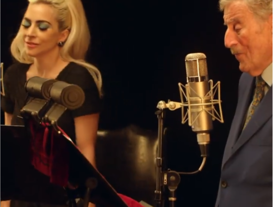 Mirá la conmovedora reacción de Lady Gaga al cantar con Tony Bennett