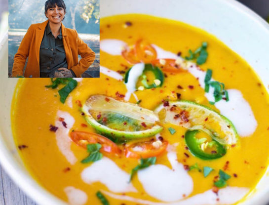 La receta de la sopa de zanahoria y batata de Felicitas Pizarro... ¡Ideal para combatir el frío!