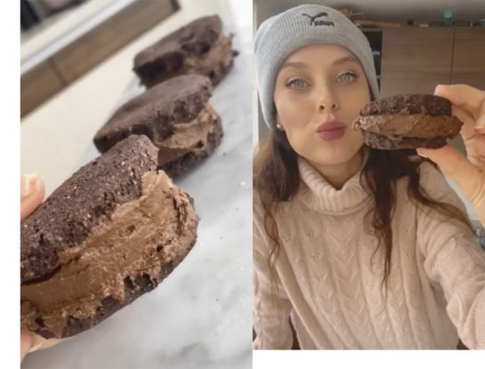 Alfajores keto "chocolatosos" de Valentina Salezzi