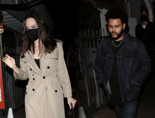 ¿Angelina Jolie y el cantante The Weekend juntos?