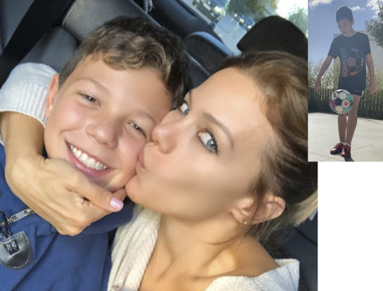 Bastián, el hijo de Evangelina Anderson y de Martín Demichelis, demostró por qué es un digno heredero de su papá