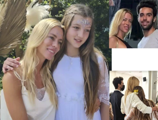 El álbum de fotos de la comunión de Allegra Cubero: Manu Urcera ya es parte de la familia, siempre al lado de Nicole Neumann