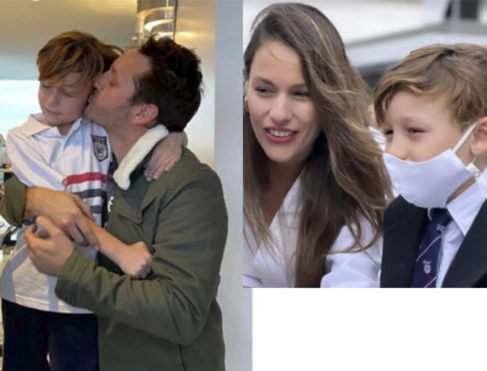 Benjamín Vicuña y Pampita juntos en otro evento importante: el actor se emocionó con la primera comunión de Beltrán
