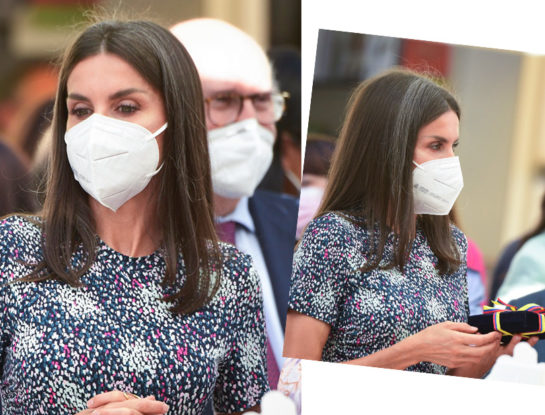 Este accesorio hace que el look de Letizia sea súper chic y distinguido