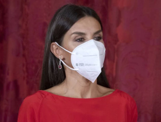 Letizia Ortiz apuesta por un look monocolor en su color fetiche