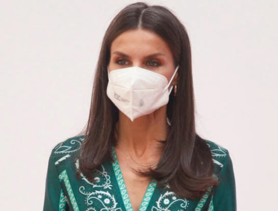 Letizia apuesta al verde, uno de los tonos protagonistas de esta temporada
