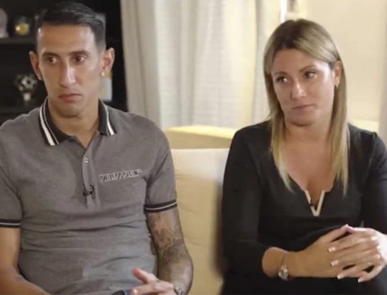 Ángel Di María y Jorgelina Cardoso recordaron el difícil momento del nacimiento de Mía, su primera hija
