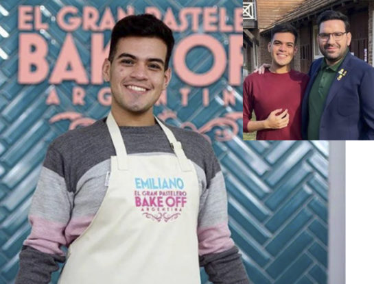 Quién es Emiliano Dibernardi, el participante de Bake Off que le "beboteó" a Damián Betular: tiene 21 años, es de Capitán Sarmiento y revela que en la pastelería su fuerte son los alfajores