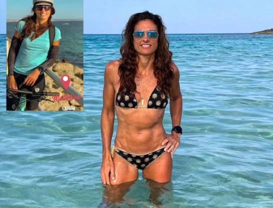 Así son las vacaciones de Gabriela Sabatini en Mallorca