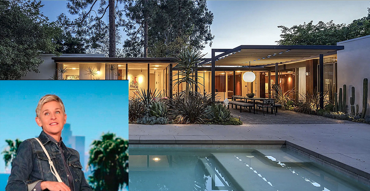 Así es la espectacular casa de Ellen DeGeneres en Beverly Hills tiene