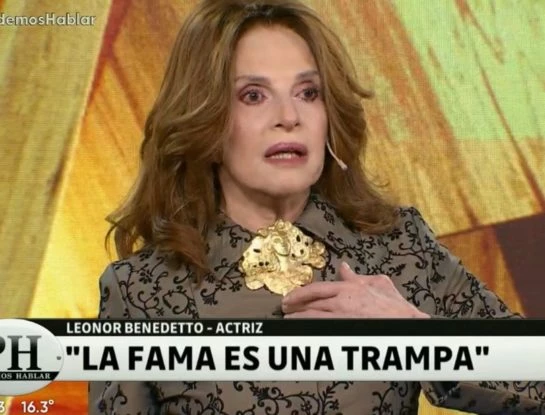 La lucha de Leonor Benedetto contra la fama: "Era muy infeliz y la gente pensaba que estaba loca"