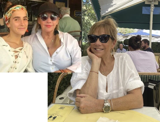 Así Marcela Tinayre y Ámbar de Benedictis, la hija de Juana Viale, disfrutan de su convivencia en París: mucho tiempo compartido y días de sol en bicicleta