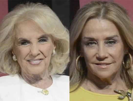 ¡Justo a tiempo! Marcela Tinayre está al lado de Mirtha Legrand en la internación