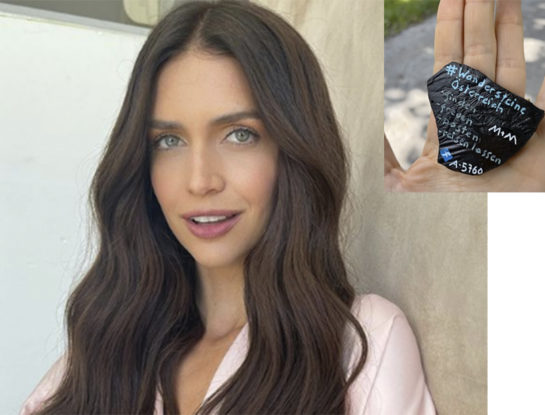 Zaira Nara siguió su viaje por Alemania: la  insólita historia de una piedra de la suerte