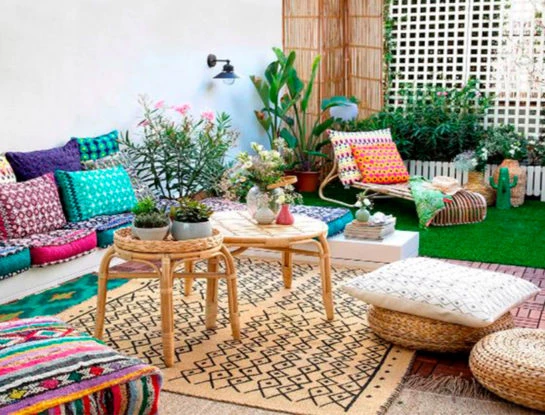 Tips para actualizar tu balcón con estilo boho chic