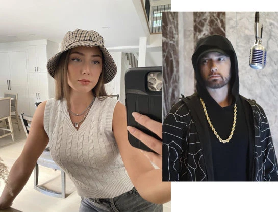 Quién es Hailei Jade, la hija modelo de Eminem que la rompe en Tik Tok